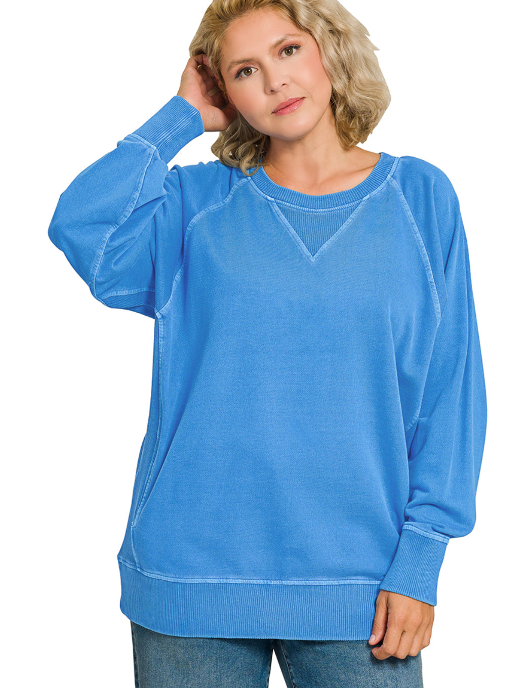 FRENCH TERRY PULLOVER TTW-5176X