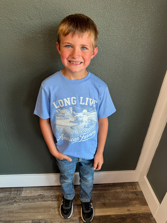 YOUTH LONG LIVE AMERICAN FARMERS TEE