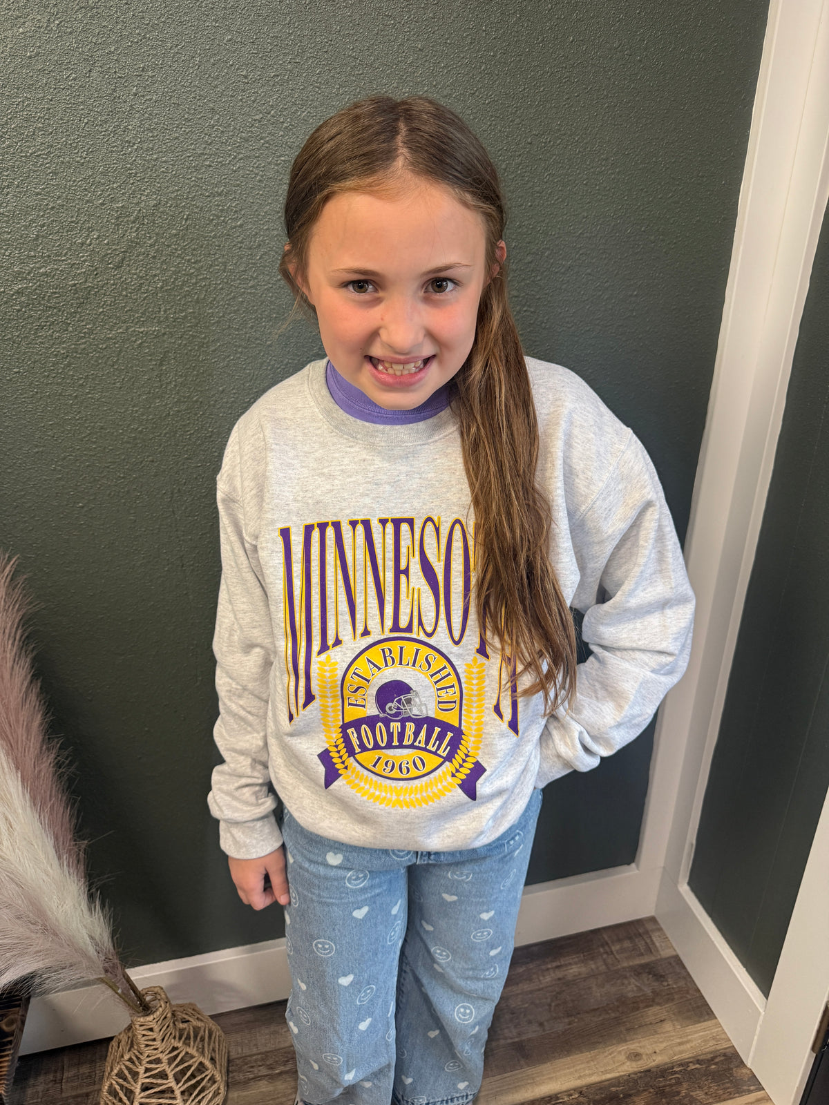 YOUTH MINNESOTA FOOTBALL 1960 CREWNECK