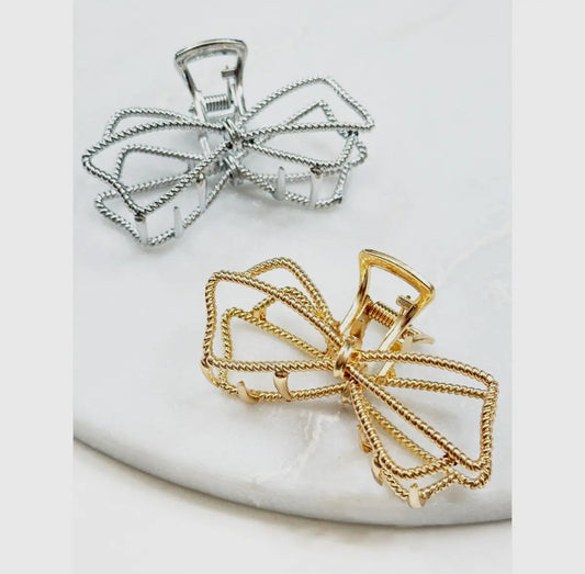 METAL BOW HAIR CLIP