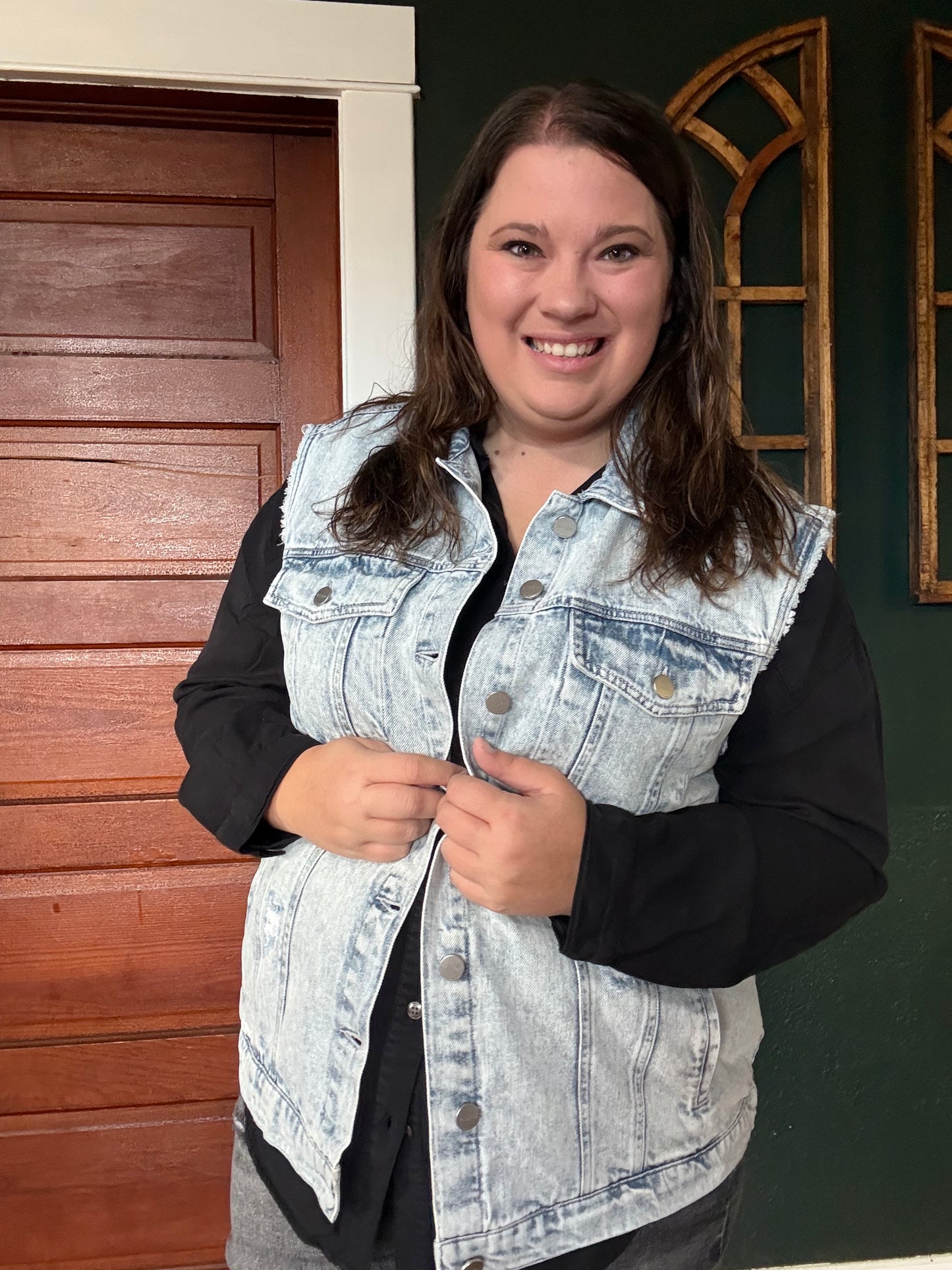 RISEN: OVERSIZED DENIM VEST