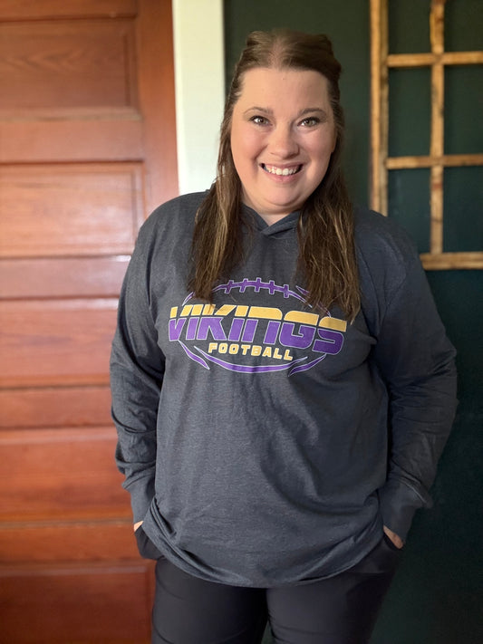 VIKINGS HOODED LONG SLEEVE