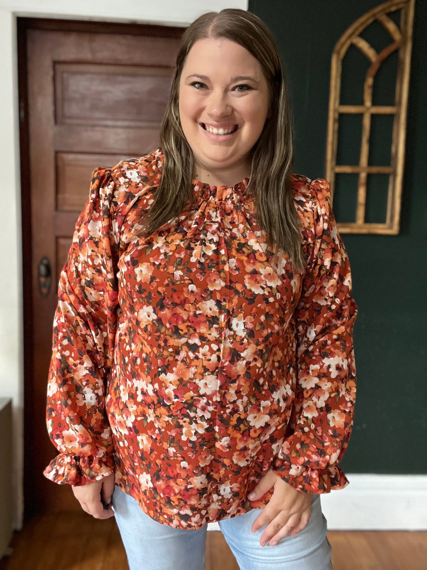 FALL FLORAL TOP