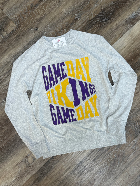 GAME DAY VIKINGS SWEATSHIRT