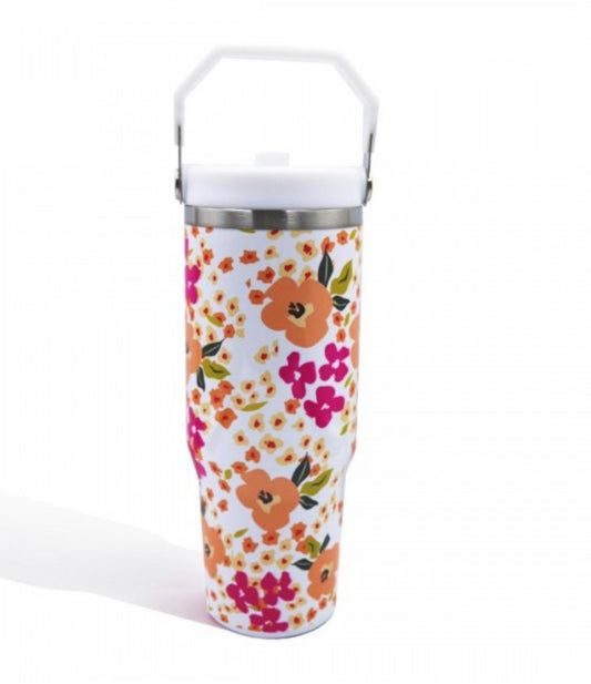 30 OUNCE LARGE FLORAL CUP