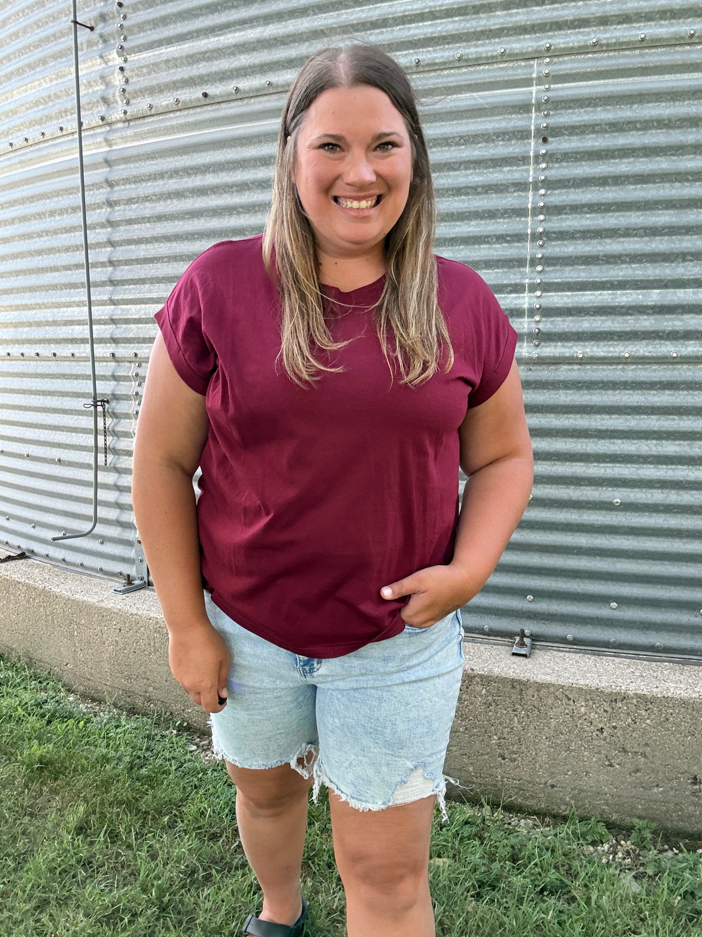EVERYDAY TEE CABERNET