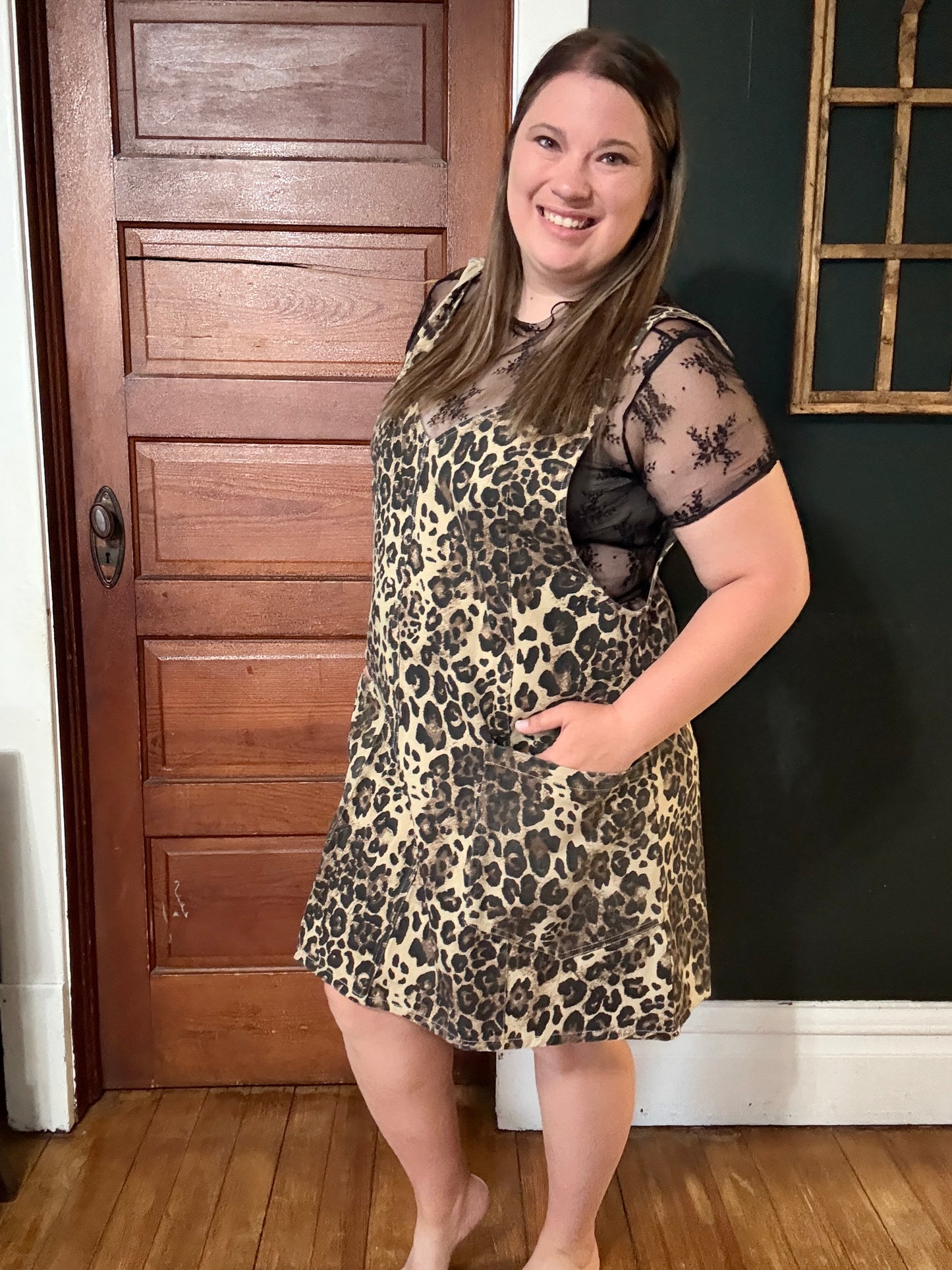 LEOPARD MINI DRESS