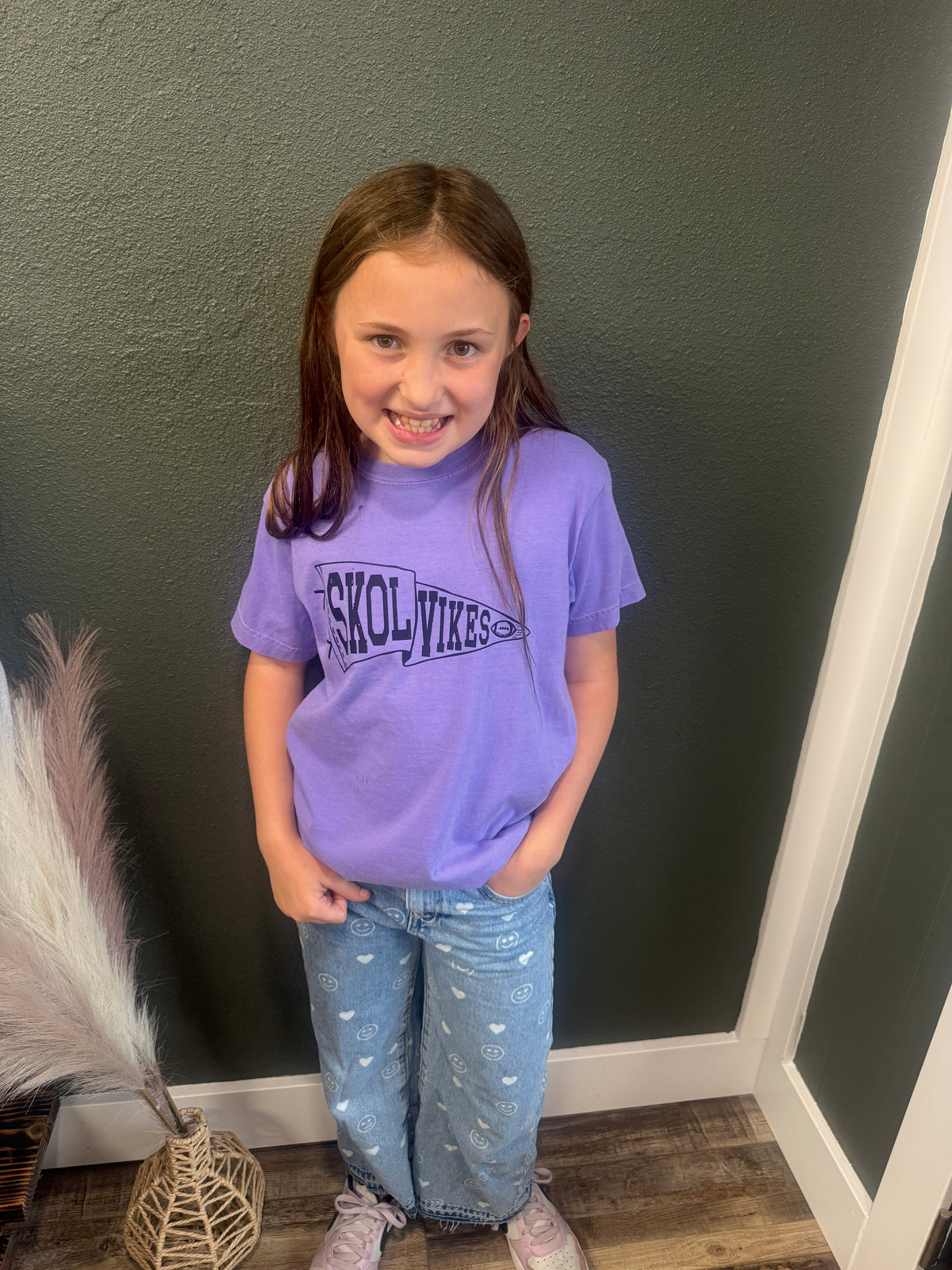 YOUTH SKOL VIKES FLAG TEE