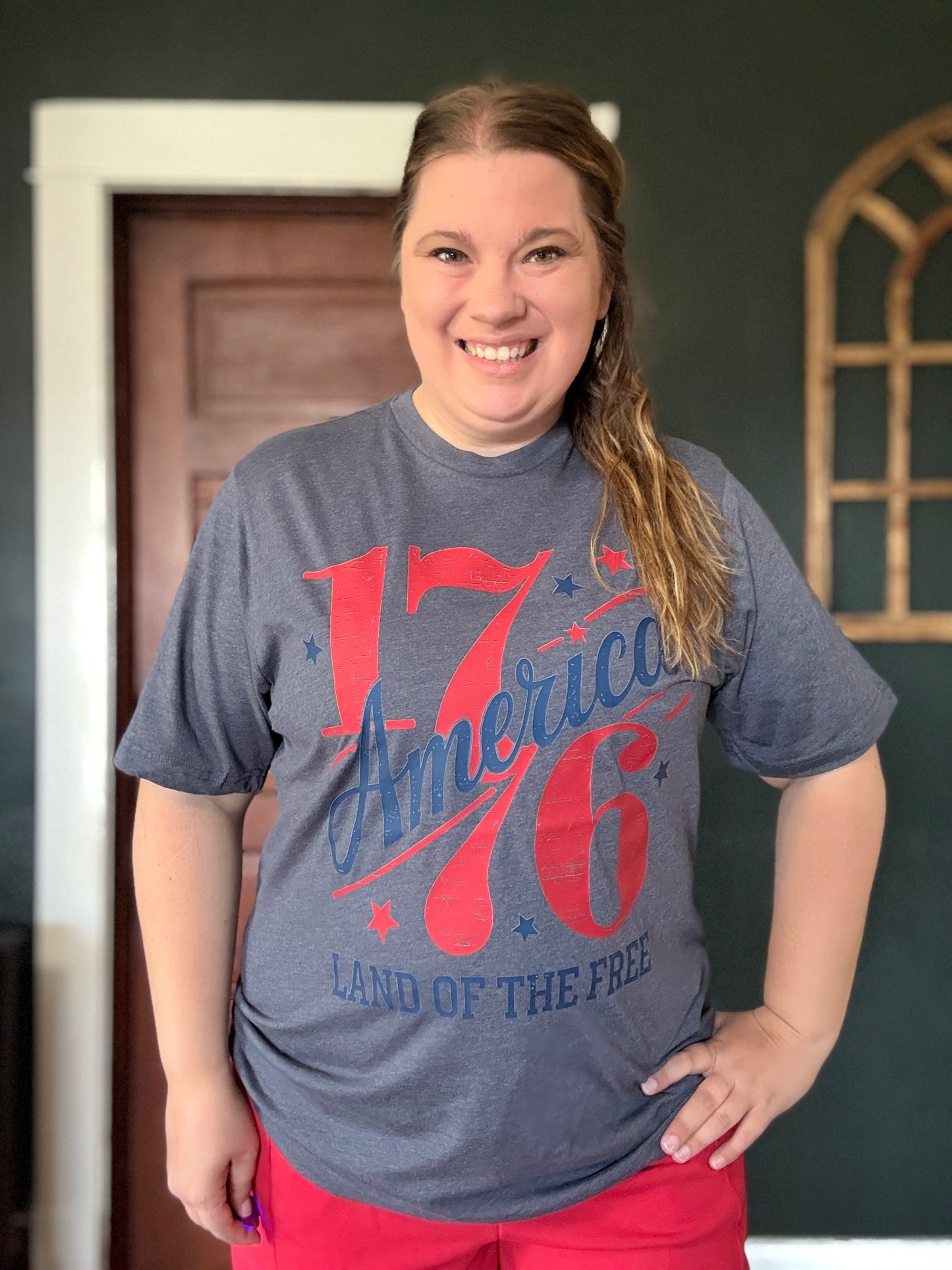 1776 LAND OF THE FREE TEE