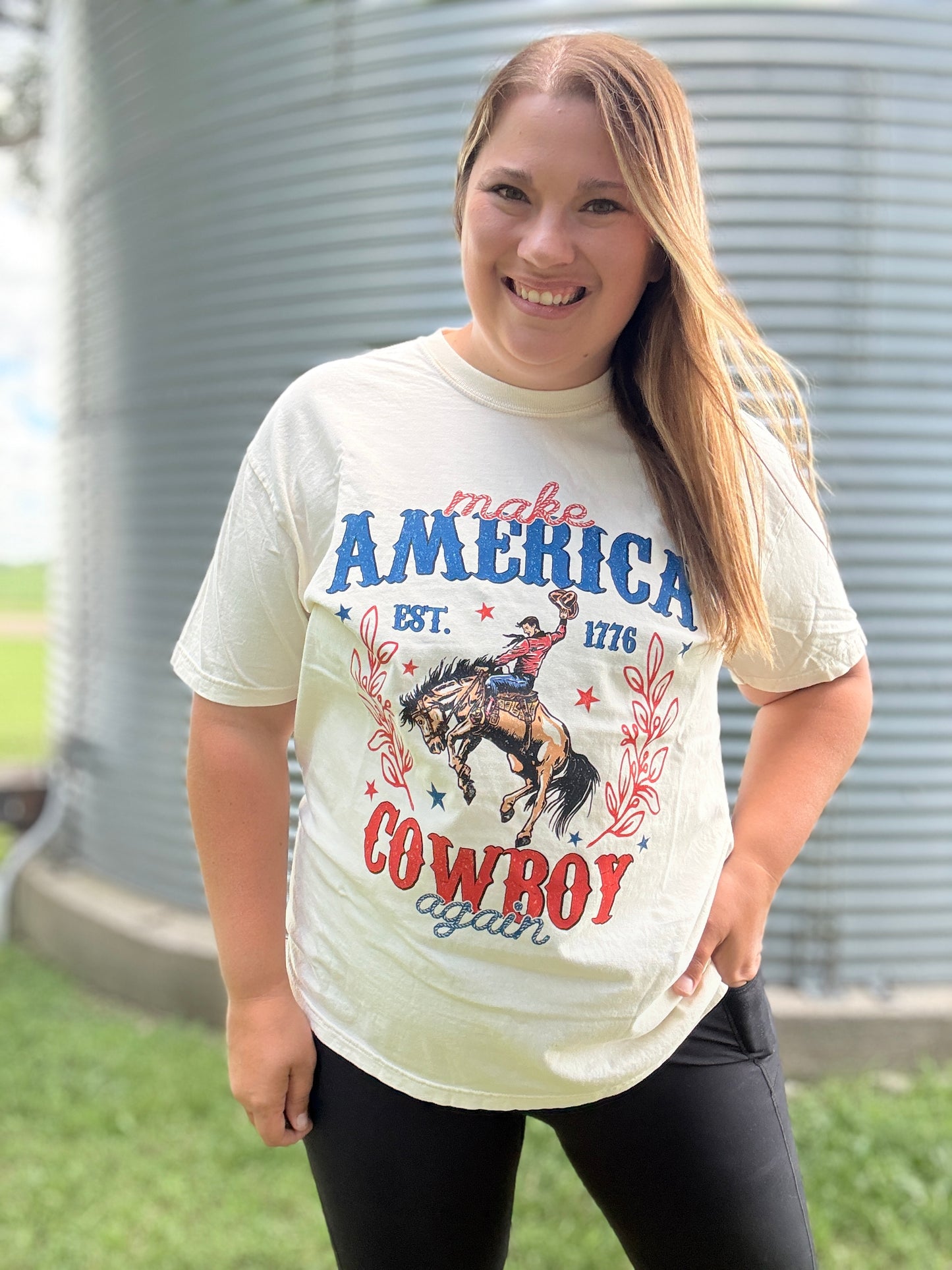MAKE AMERICA COWBOY AGAIN TEE