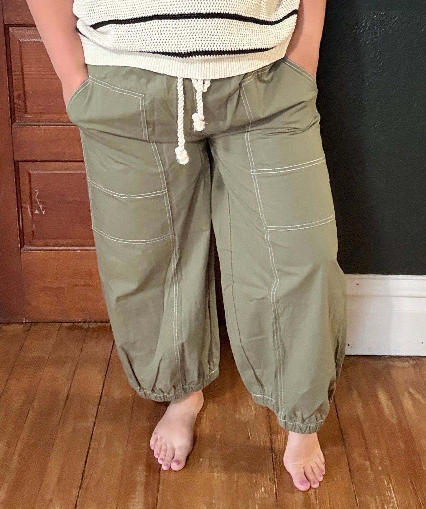 MOSS COTTON PANTS