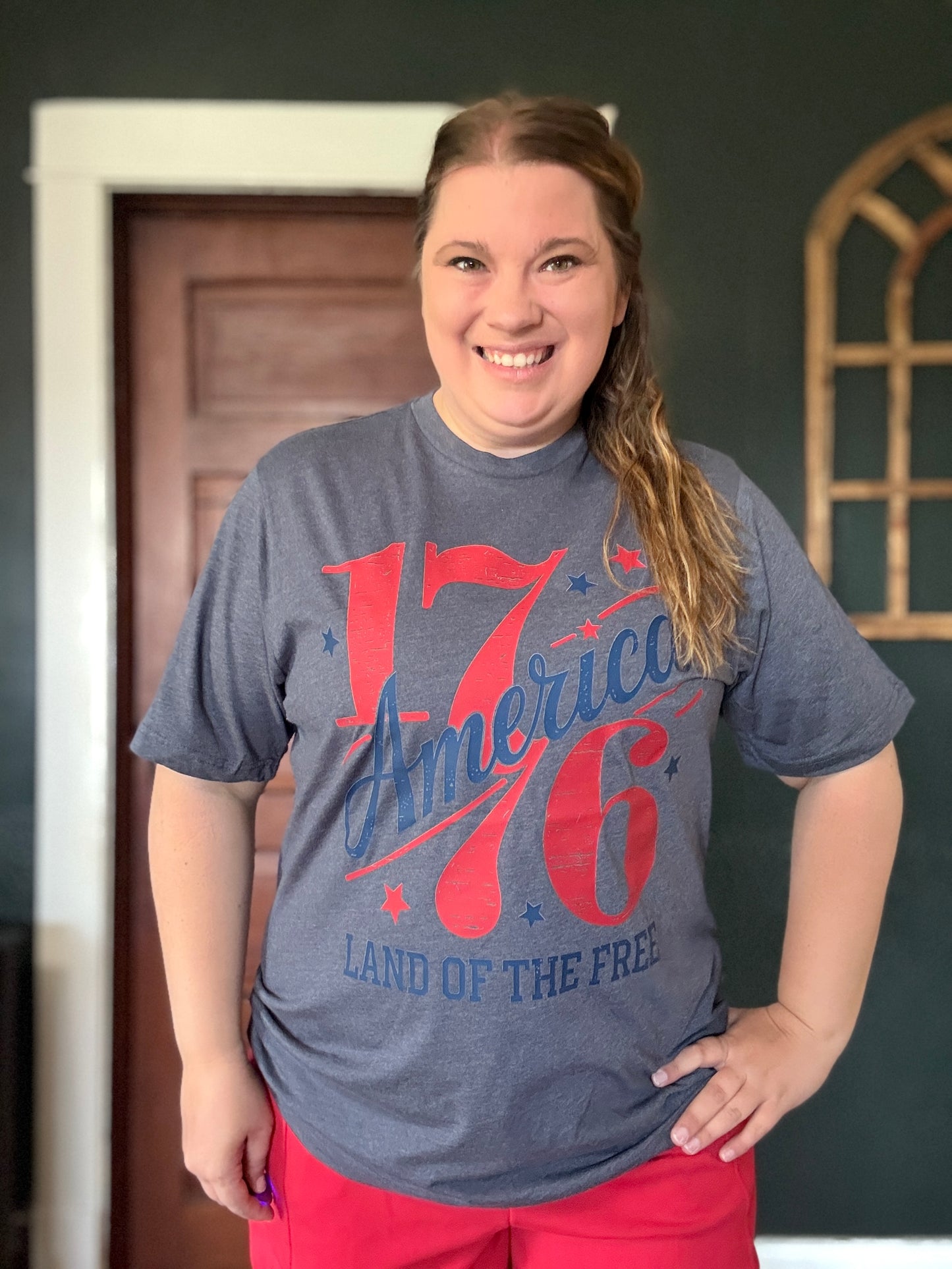 1776 LAND OF THE FREE TEE