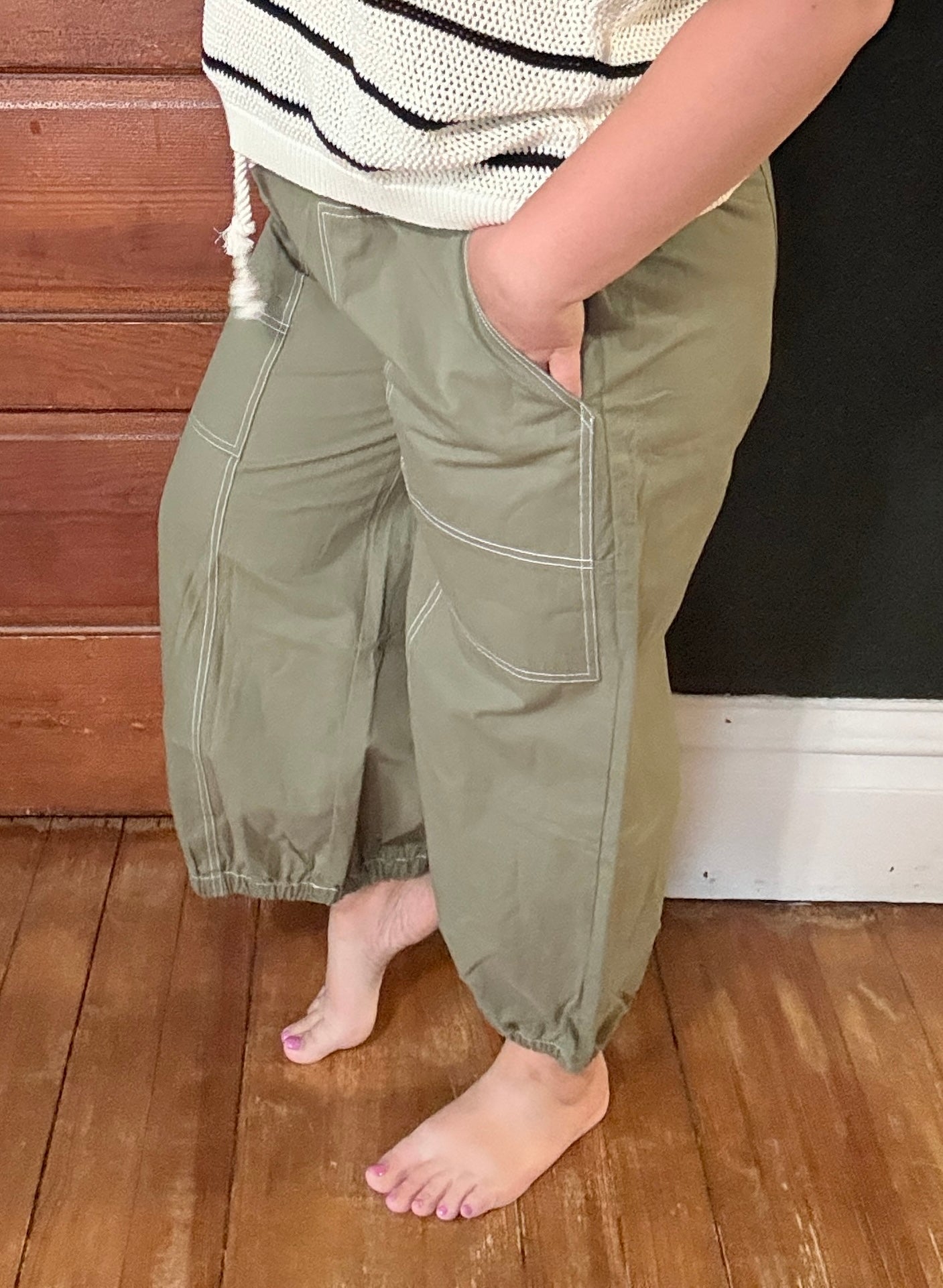MOSS COTTON PANTS