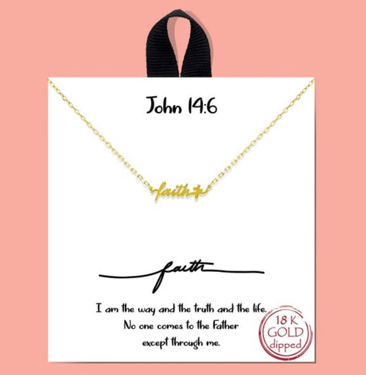 JOHN 14:6 NECKLACE