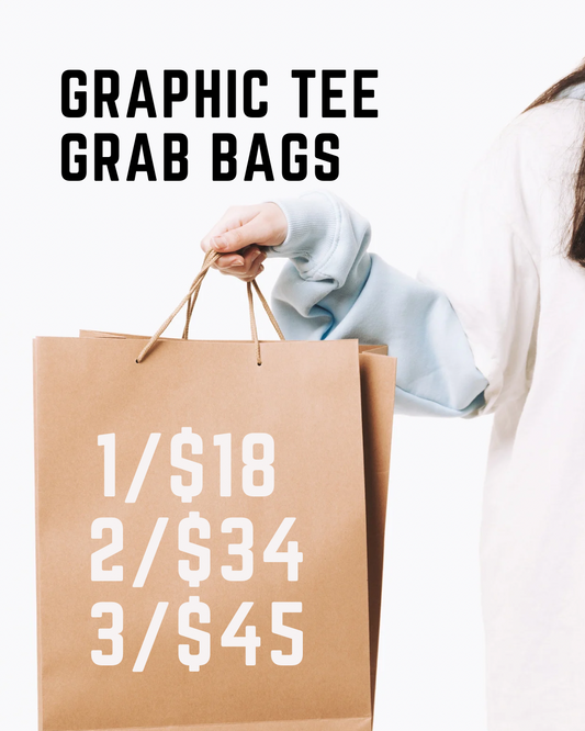 GRAPHIC TEE GRAB BAG $18